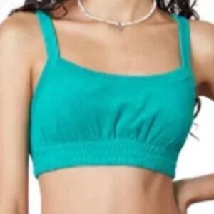 NIA The Brand TerryCloth Kelly Bralette Cropped Tank Top Size M